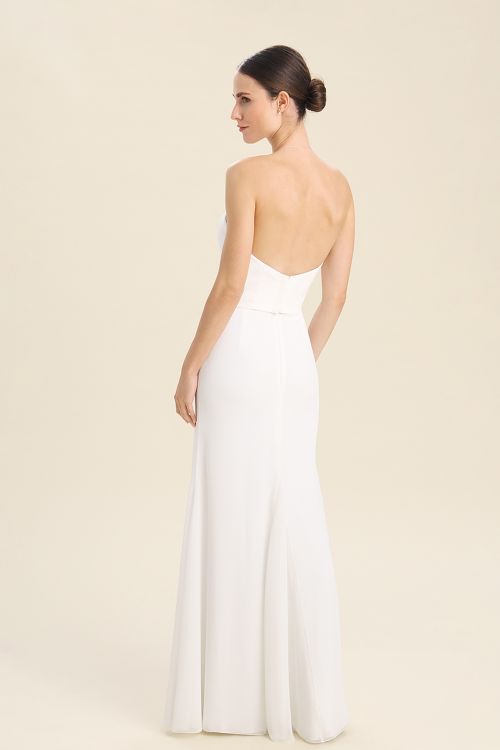 Maxi long skirt made of chiffon